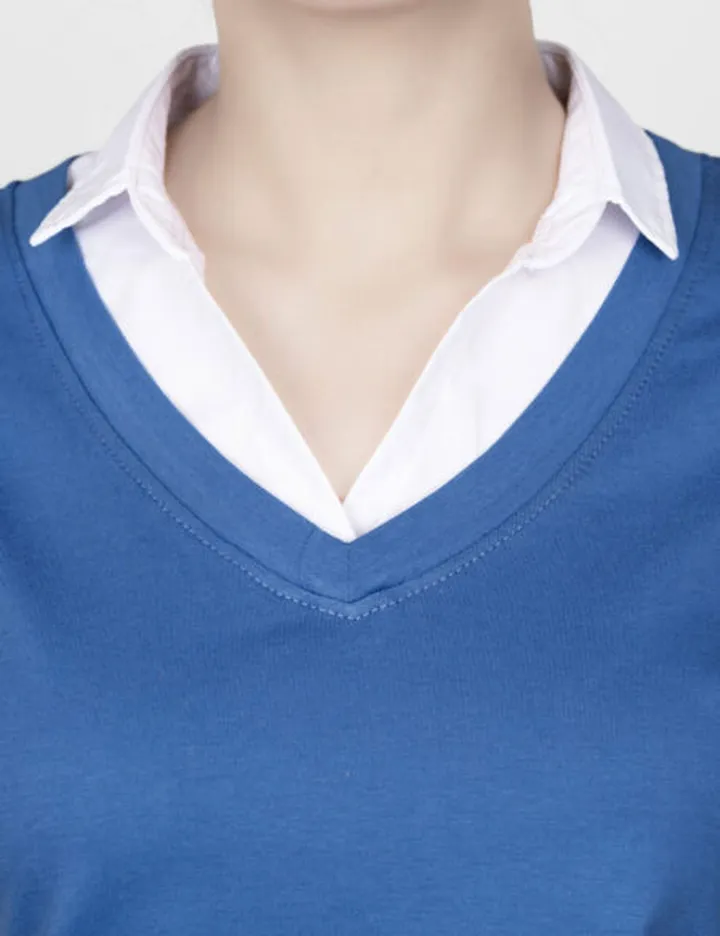 پولوشرت زنانه یقه نساجی نسار