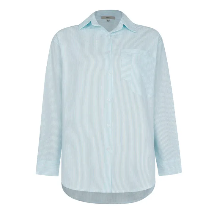 شومیز آستین بلند یقه برگردان زنانه نیزل مدل 1248 ر...