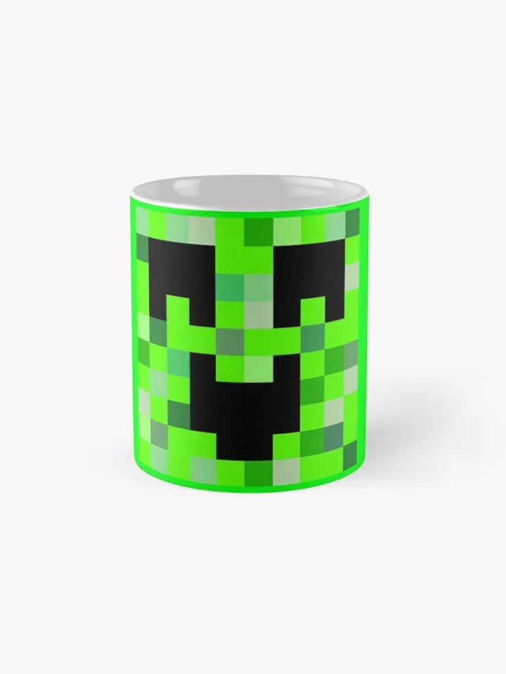 ماگ Minecraft  | ماگ ماینکرافت طرح کریپر Kawaii Creeper