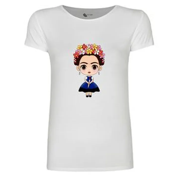 تی شرت زنانه مدل دختر گلی