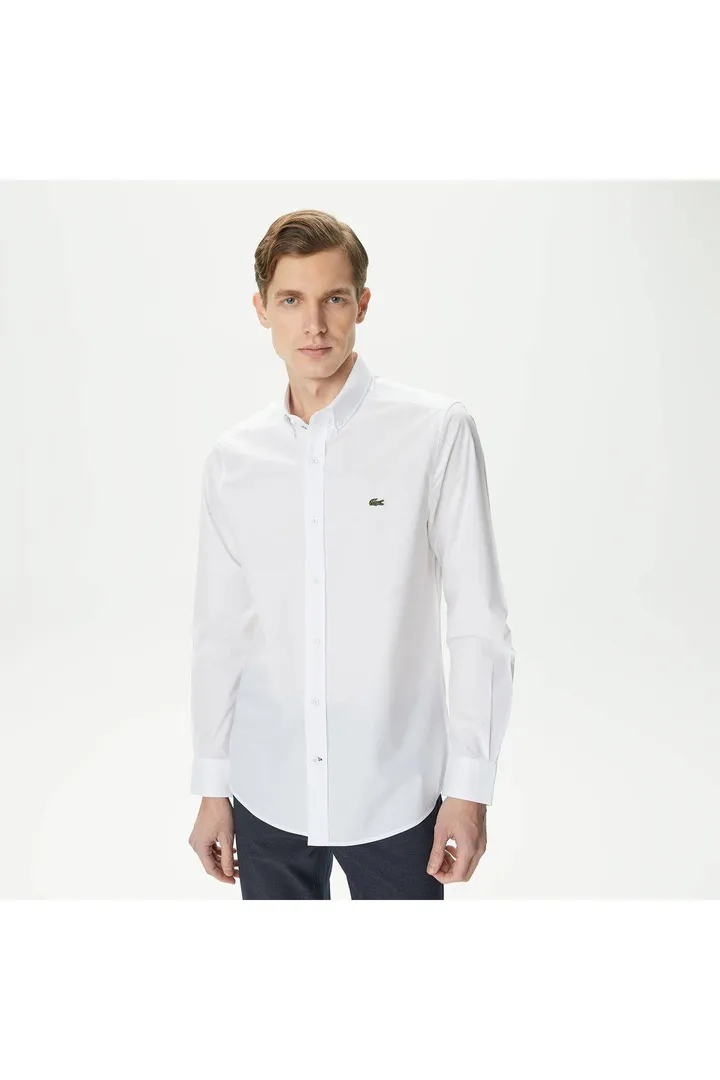 <span class="text-styled__StyledSpan-sc-d280c10c-1 dvOaRP">Lacoste< span>پیراهن سفید باریک مردانه