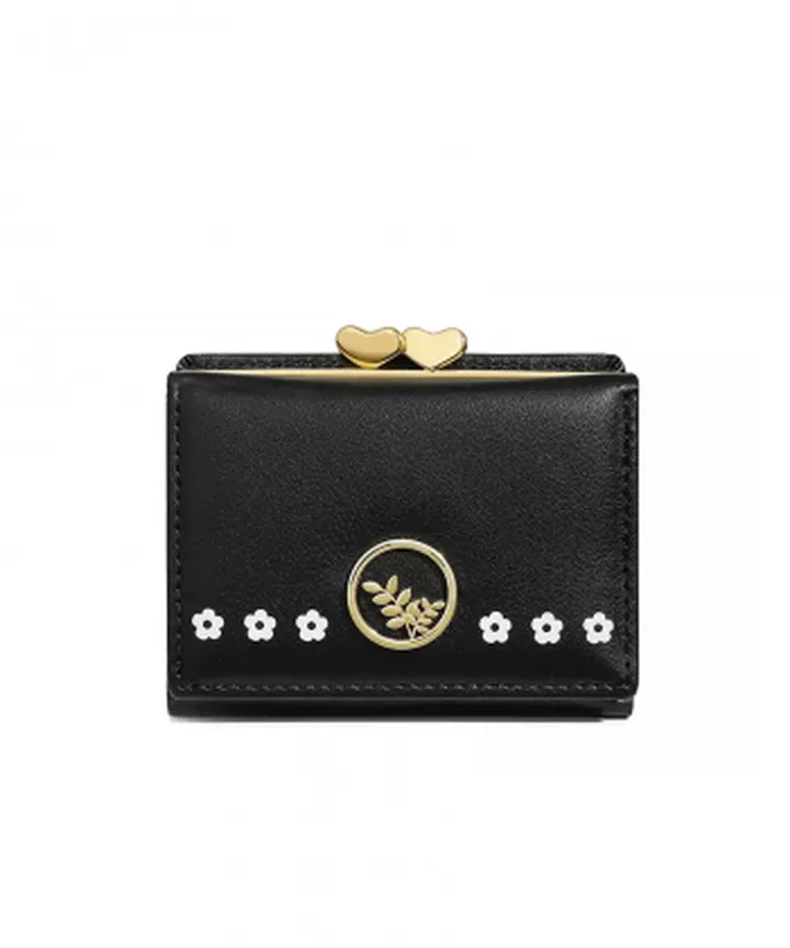 کیف پول زنانه و دخترانه کوچک تاشو قفلی TAOMICMIC Y8894 Short Wallets Women