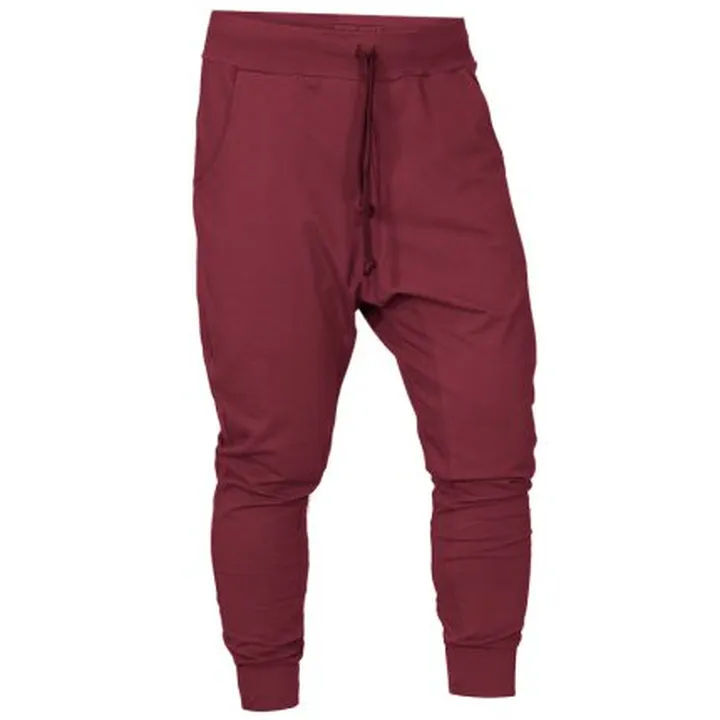 شلوار گرمکن اسلش زرشکی