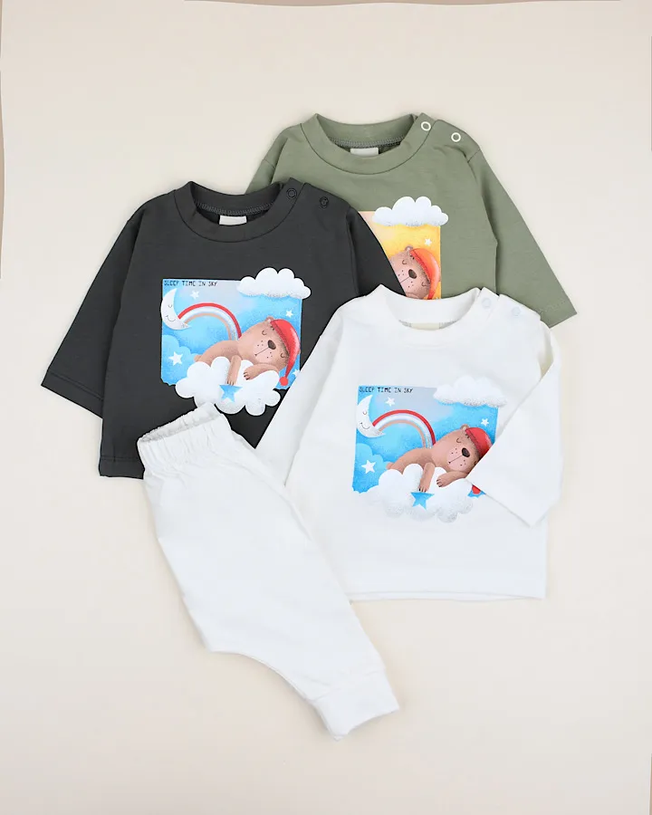 ست نوزادی خرس خواب poloni کد H000364