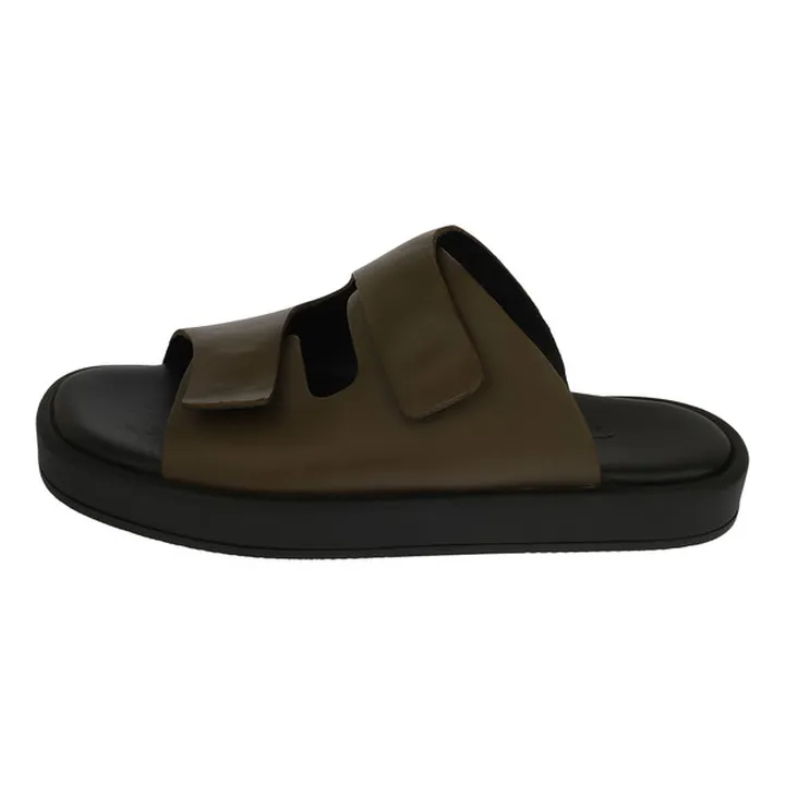 صندل زنانه چرم مشهد مدل j2705-038