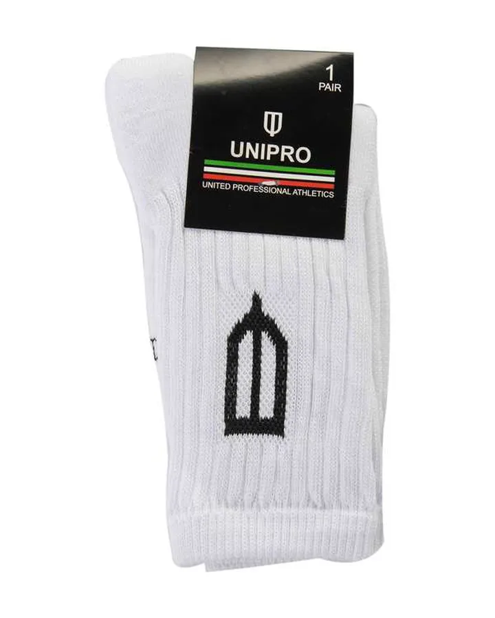 جوراب زنانه ساقدار سفید یونی پرو Unipro مدل 837273101-01