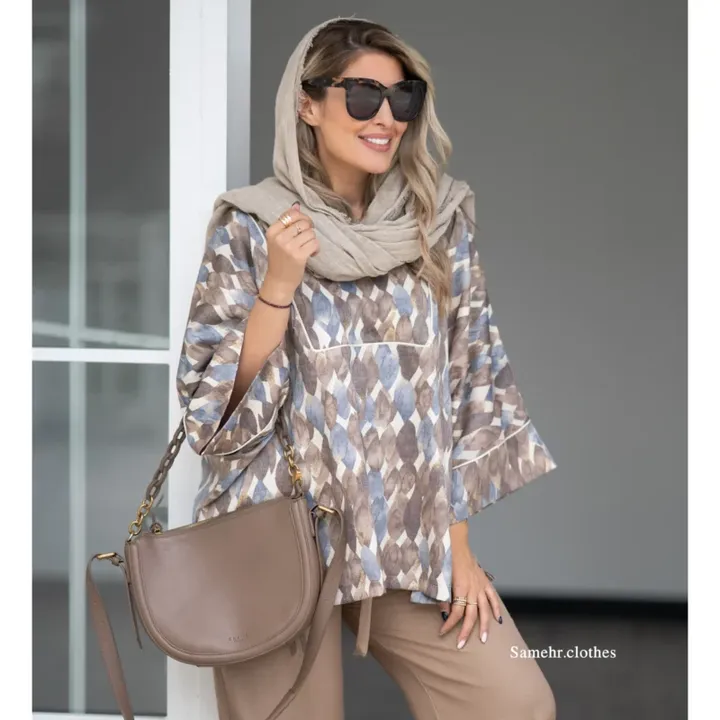 تونیک قهوه ای barg