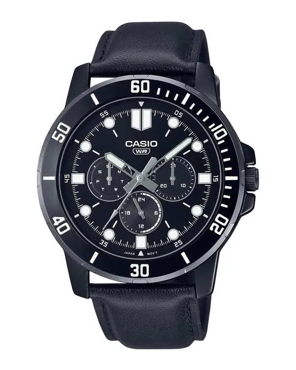 ساعت مچی مردانه عقربه ای کاسیو Casio مدل MTP-VD300BL-1EUDF