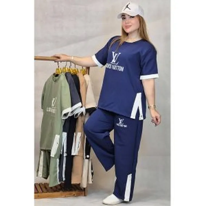 ست تیشرت شلوار بغل چاک ۳۲۳۰۰۴۱۶