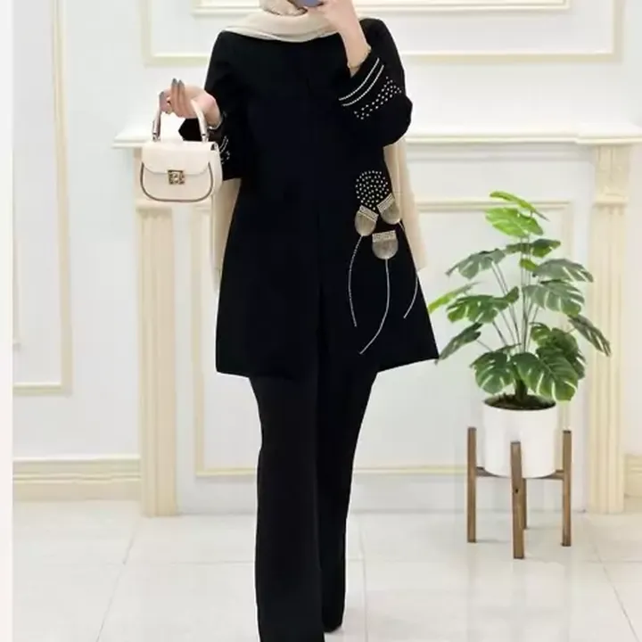 کت قاصدک جنس کرپ مازراتی درجه یک 