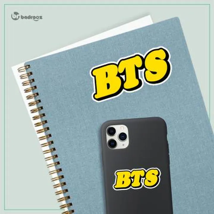 استیکر bts text