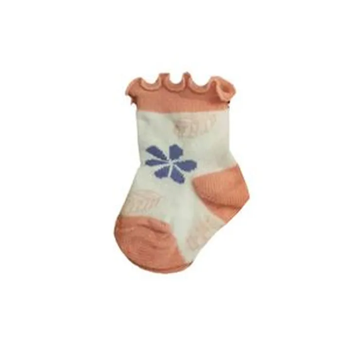 جوراب ساق بلند نوزادی مدل گلدار