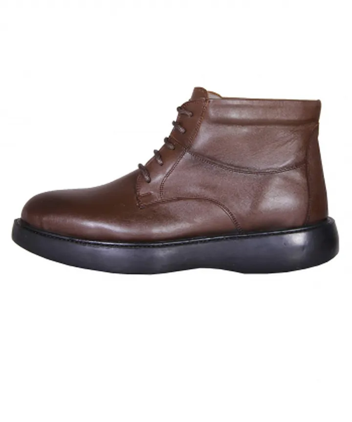 نیم بوت چرم مردانه شهر چرم Leather City مدل F6039