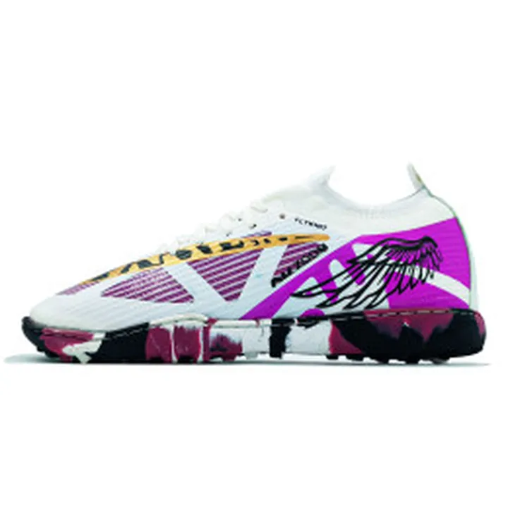 کفش کفش چمن مصنوعی سایز کوچک نایک ایر زوم مرکوریال Nike Air Zoom Mercurial Purple White