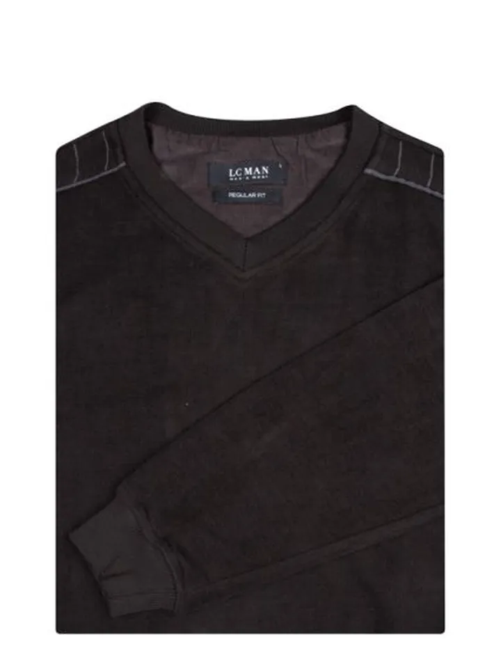 پلیور یقه هفت مشکی ال سی من 25