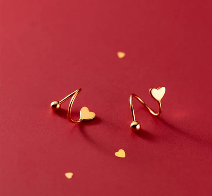 0146. پیرسینگ نقره مدل قلب