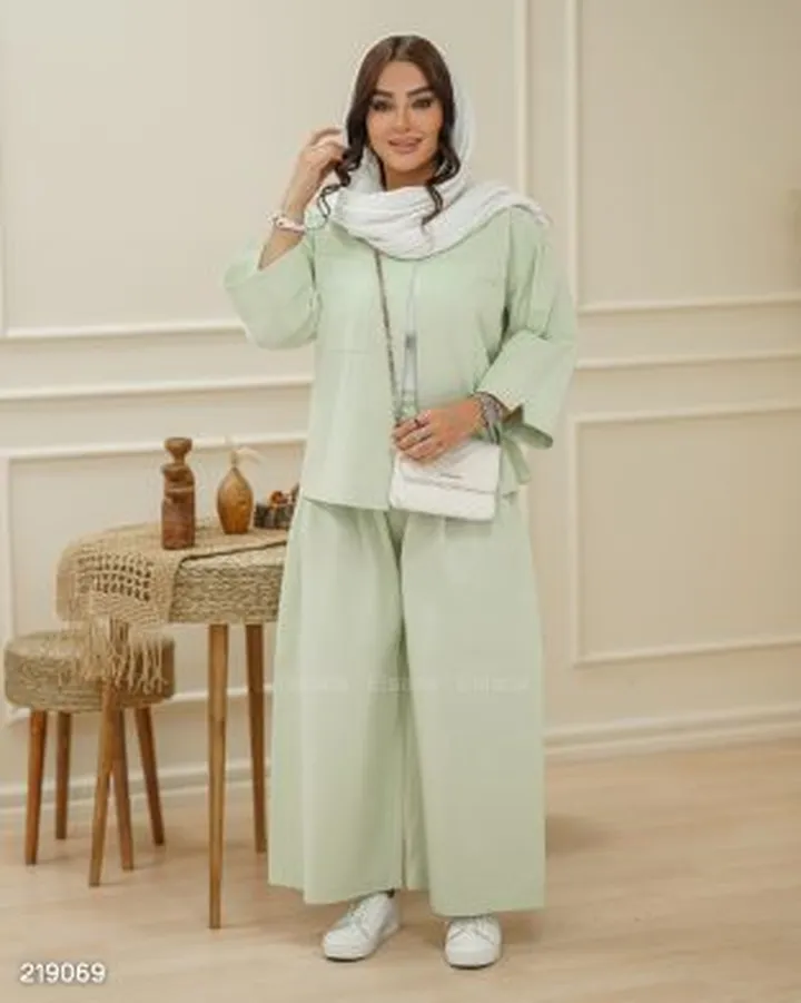 شومیز و شلوار مدل جهانتاب کد 2190
