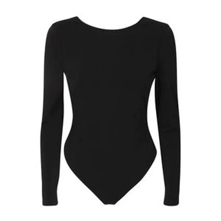 بادی آستین بلند زنانه مدل 1135 رنگ مشکی