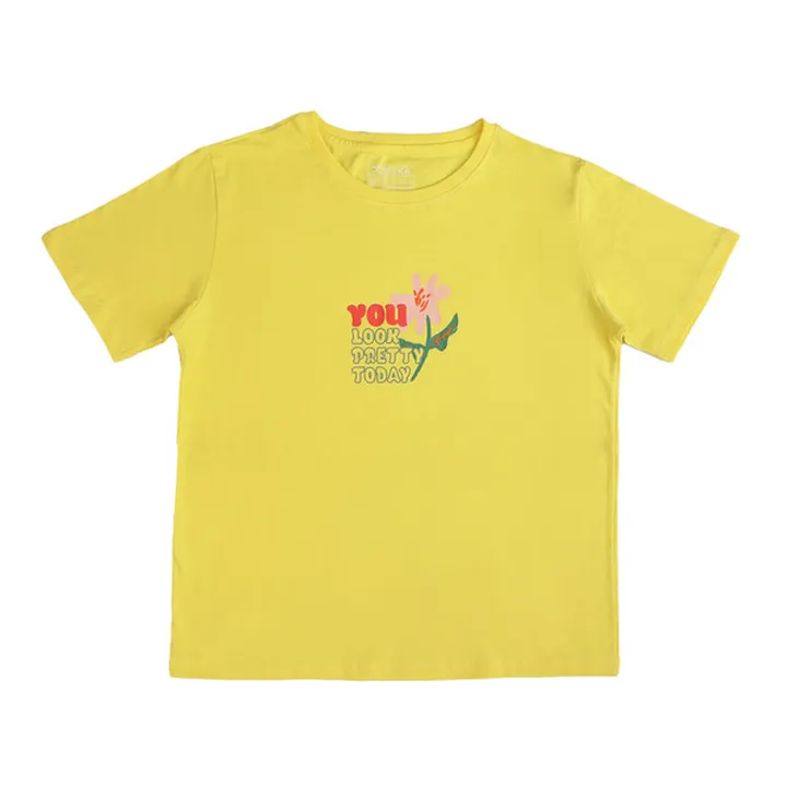 تی شرت آستین کوتاه زنانه هلکاپاژ مدل you