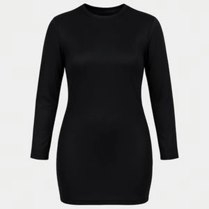 تونیک آستین بلند زنانه مدل زیرسارافون ساده