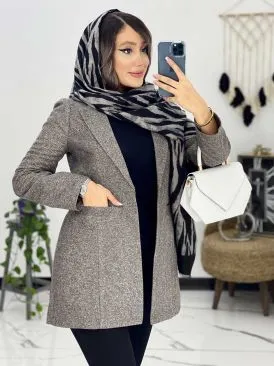 پالتو زنانه پاییزه مدل ایواز کد 5537