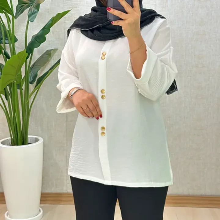C027- تونیک دکمه طلایی 2
