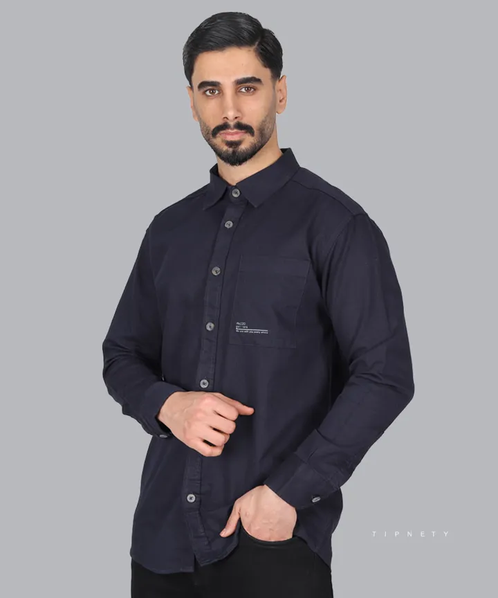 پیراهن مردانه پاییزه تک جیب 0764