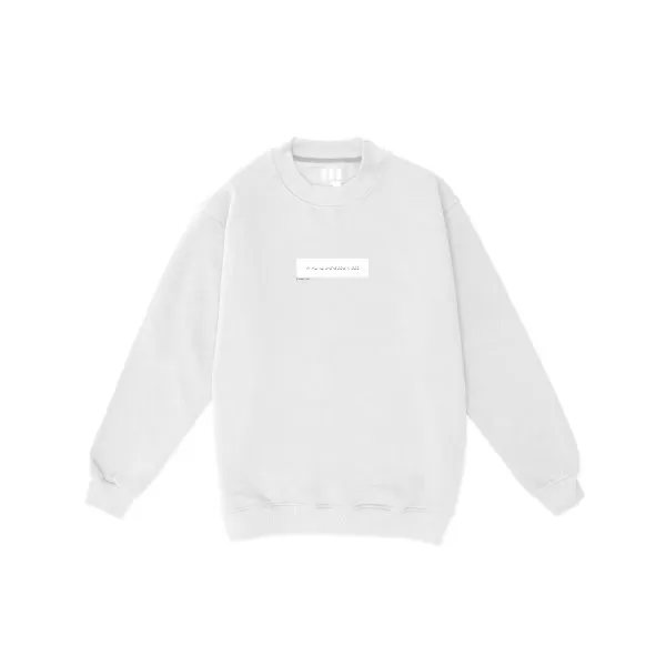 WHITE- KHALGH SWEATER