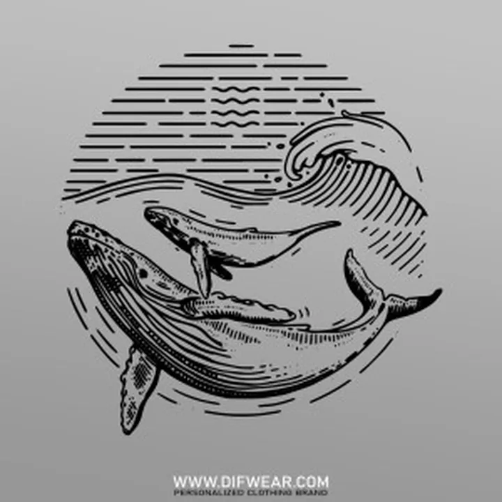 تیشرت Whale #1