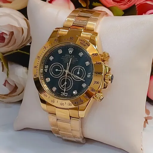 ساعت رولکس مردانه سه موتوره دیتونا باطری تمام فلزی ROLEX Daytona-A..