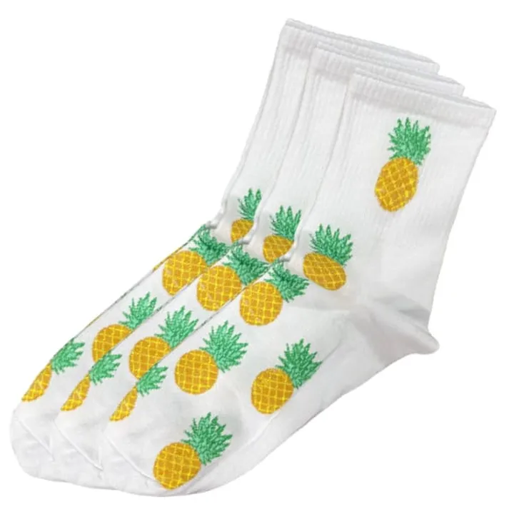 جوراب ساق بلند مردانه هورا مهر مدل اناناس HS-FUN0...