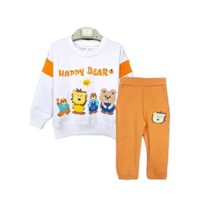 بلوز و شلوار طرح حیوانات برجسته پسرانه (18 ماه تا 6سال) کد 629958