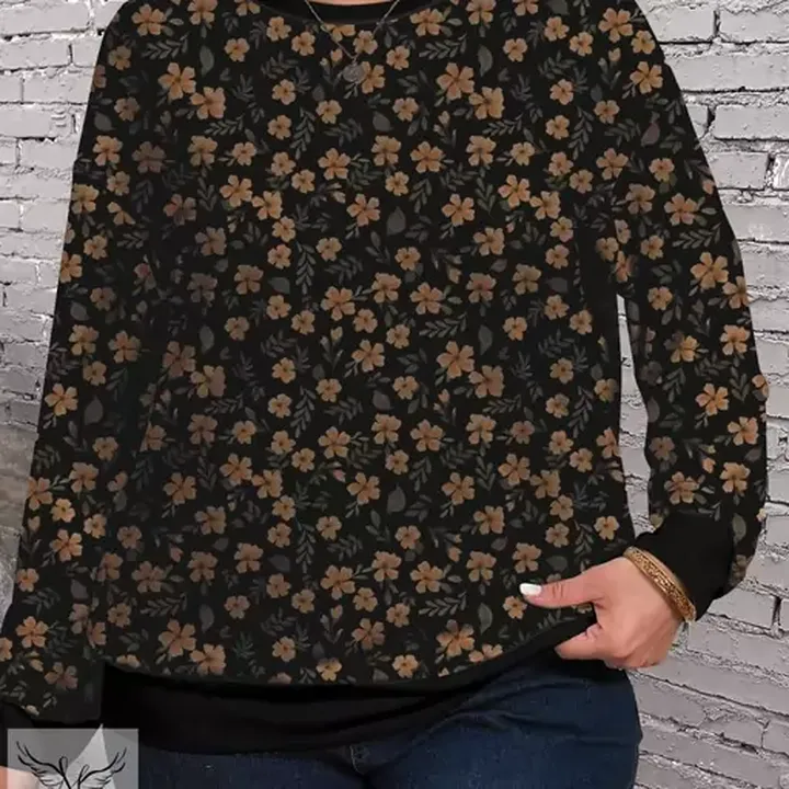 هودی زنانه غواصی گرم بالا سایز بزرگ 
