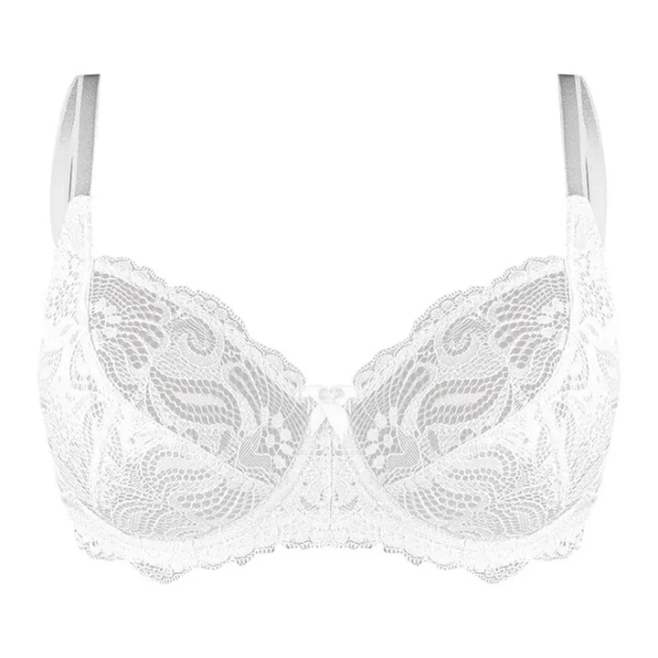 سوتین زنانه لین مدل فنردار کد 4680-511 رنگ سفید