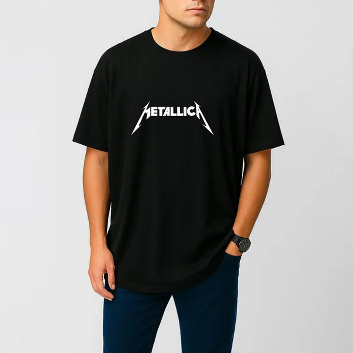 تی شرت اورسایزآُستین کوتاه مردانه مسترمانی مدل me...