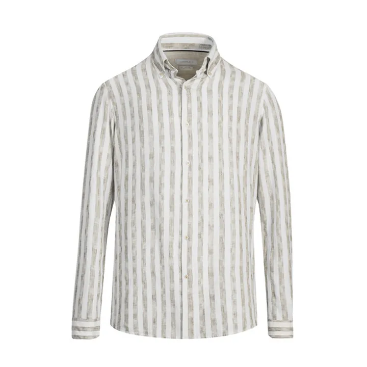 پیراهن آستین بلند یقه برگردان مردانه کروم مدل 2510...