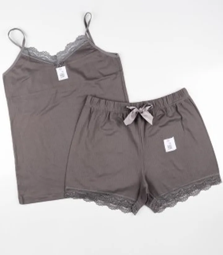 ست تاپ و شورتک نخی کبریتی کد  132156