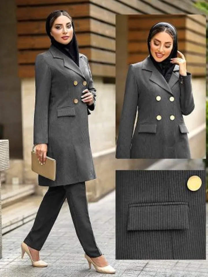 مانتو شلوار اداری دیپلمات پرشیا زنانه