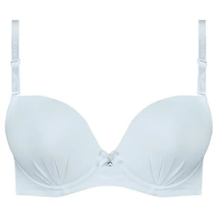 سوتین زنانه مدل اسفنجی فنردار 9890 رنگ سفید