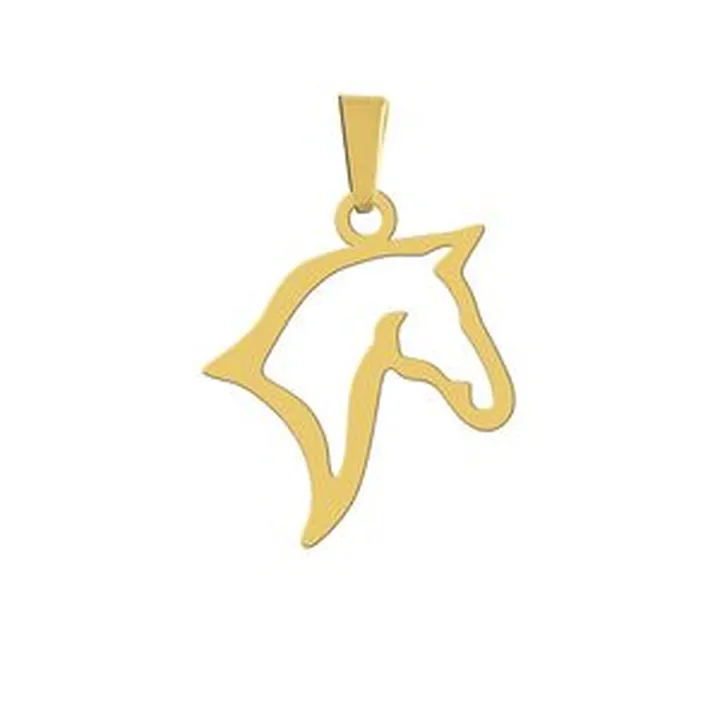 آویز گردنبند هایکا مدل اسب کد a.h 218