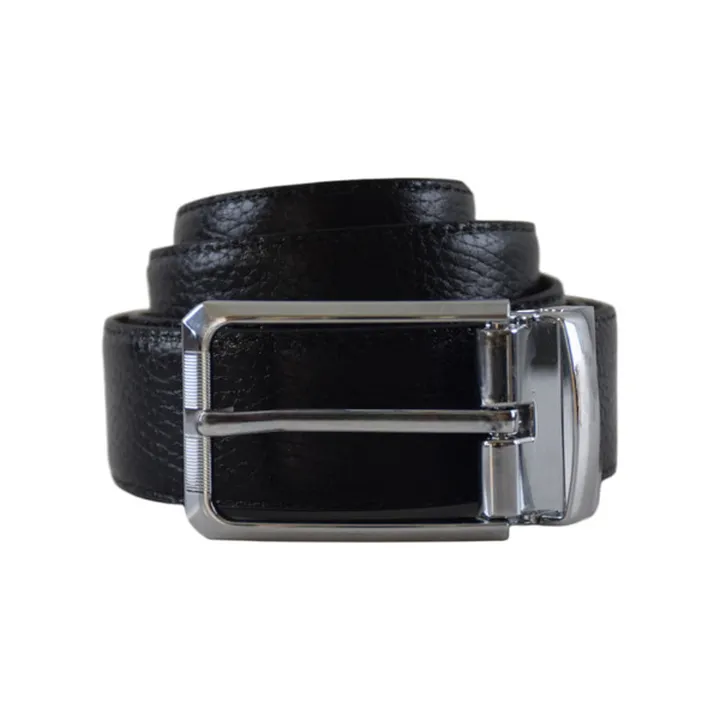 کمربند مردانه چرمیران مدل سگک چرخشی حصیری کد pb100...