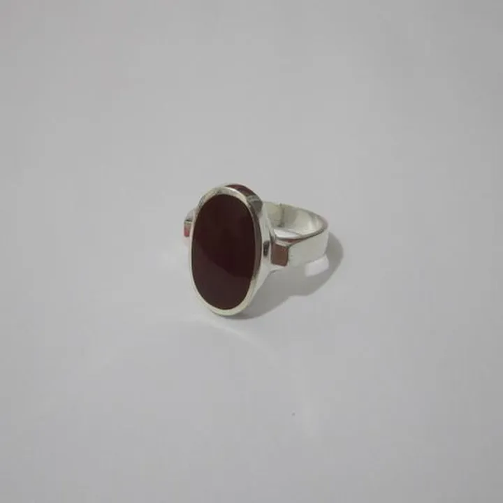 انگشتر عقیق اصل سه پوست مردانه
