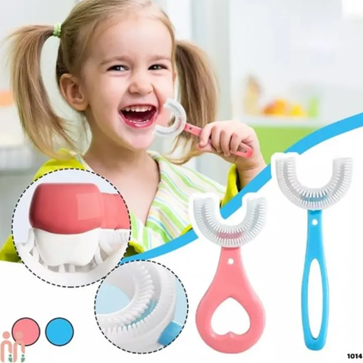 مسواک چرخشی کودک 360 درجه سیلیکونی وارداتی...