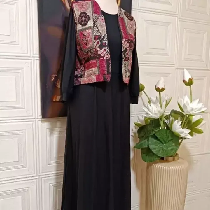 ست  دو تیکه کت و سارافون مجلسی عیدانه