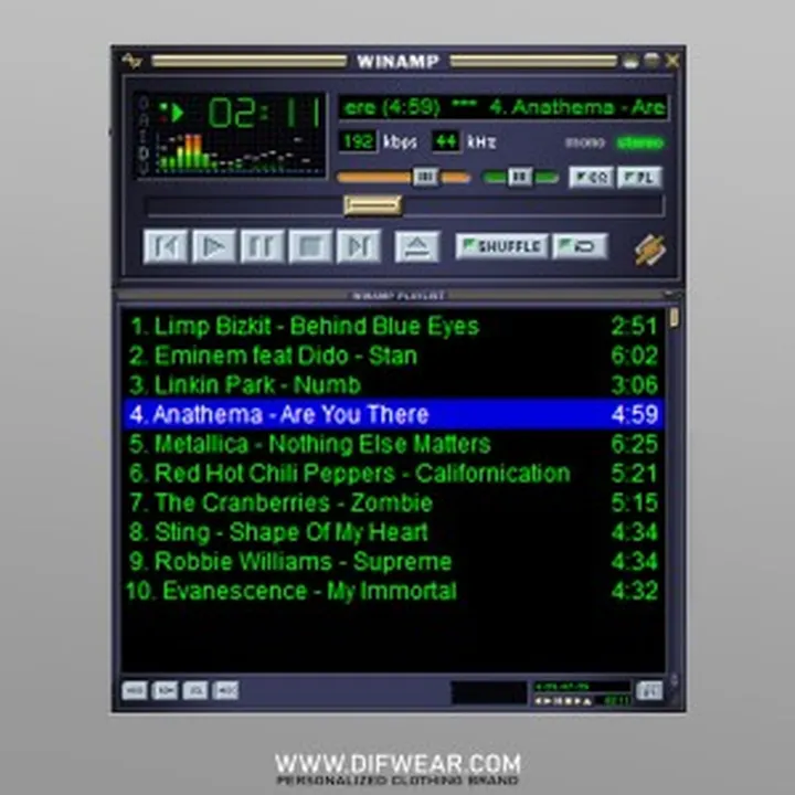 تیشرت My Winamp Playlist #2