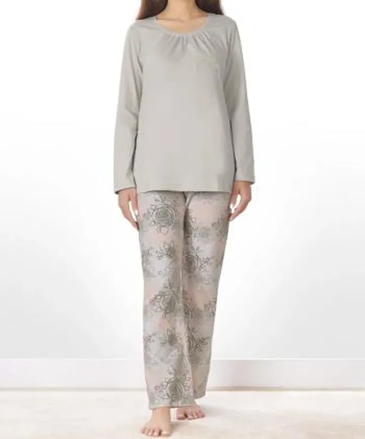 ست تيشرت آستين بلند و شلوار زنانه ناربن كد WS3951