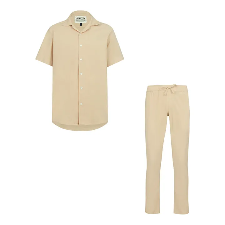 ست پیراهن و شلوارمردانه کانتکس مدل 26