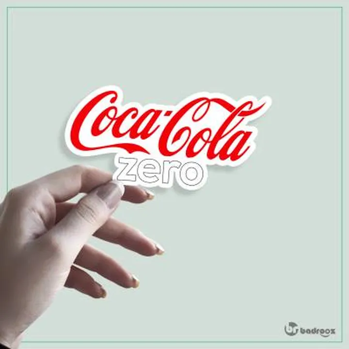 استیکر coca cola zero