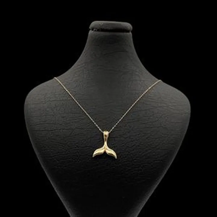 گردنبند طلا 18 عیار زنانه وی وی گلد گالری مدل دم وال 2026