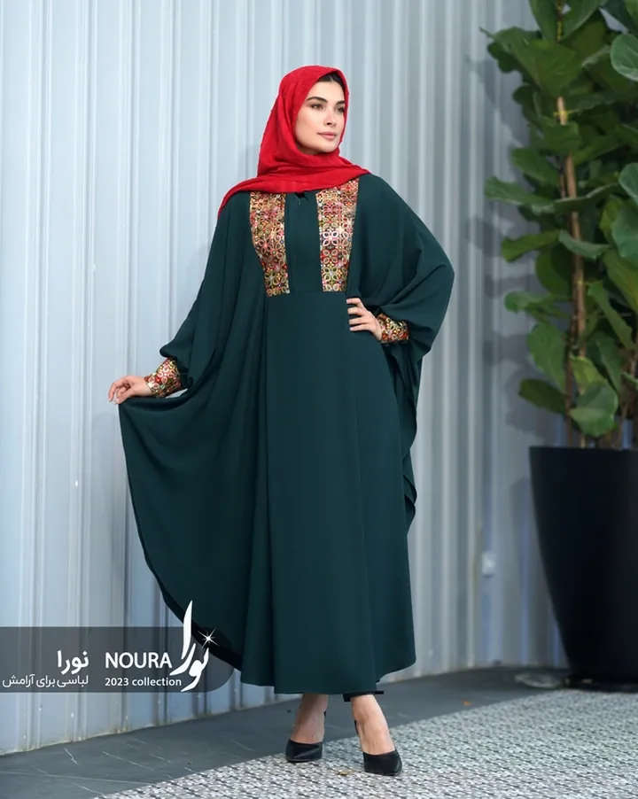 عبا صدف سوزندوزی ترمه